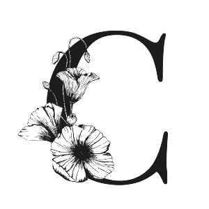 Carte Poésie florale "C"