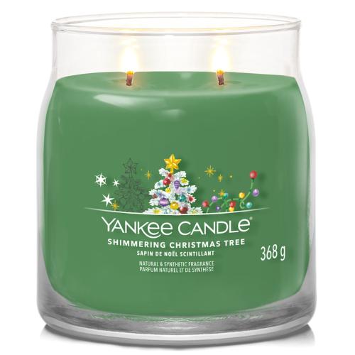 Moyenne Jarre Sapin de Noël Scintillant de Yankee Candle
