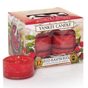 Boite De 12 Lumignons Red Raspberry / Framboise Yankee Candle