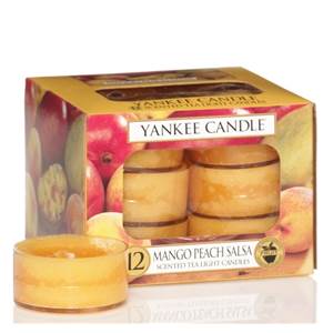 Boites De 12 Lumignons Mango Peach Salsa Yankee Candle