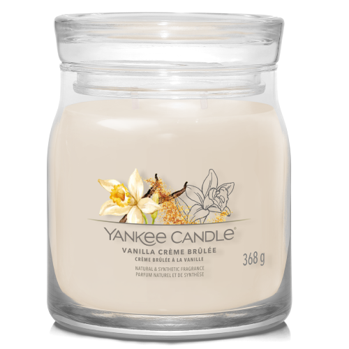 Moyenne Jarre Signature Crème Brûlée à la Vanille Yankee Candle