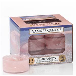 Boites De 12 Lumignons Pink Sand Yankee Candle