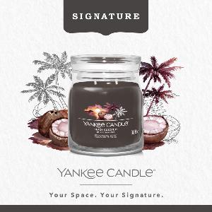 Moyenne Jarre Signature Black Coconut  Yankee Candle