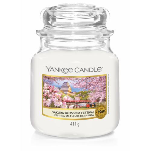 Moyenne Jarre Fleurs de Sakura Yankee Candle