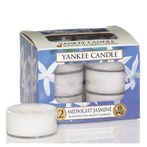 Boites De 12 Lumignons Midnight Jasmin Yankee Candle