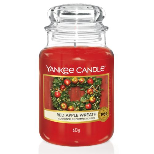 Grande Jarre Red Apple Wreath Yankee Candle