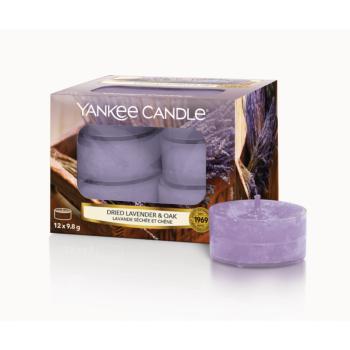 Boite De 12 Lumignons Dried Lavender & Oak de Yankee Candle
