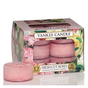 Boites De 12 Lumignons Fresh Cut Roses Yankee Candle