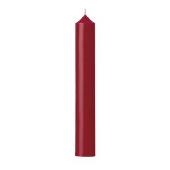 Bougie Chandelle H 20cm Ø2,2cm Couleur Rouge Noël / Pomme d'amour