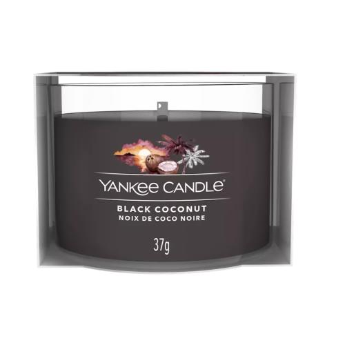 Votive en verre Black Coconut Yankee Candle