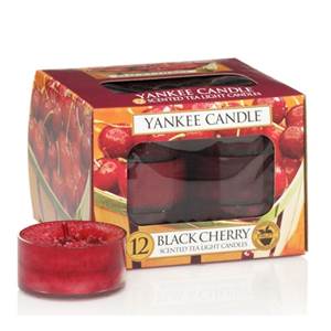 Boites De 12 Lumignons Black Cherry Yankee Candle