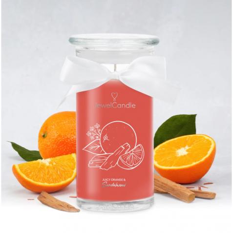 Bougie Juicy Orange & Sandalwood Boucles d' Oreille Jewel Candle