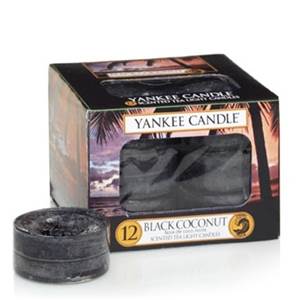 Boites De 12 Lumignons Black Coconut Yankee Candle