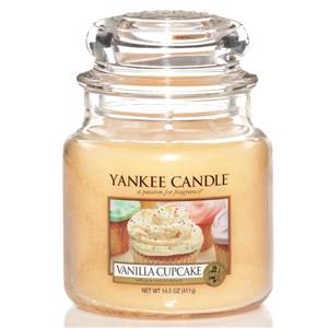 Moyenne Jarre Vanilla Cupcake / Gâteau Vanille Yankee Candle
