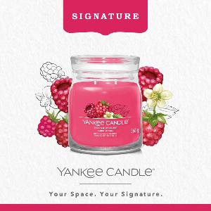 Moyenne Jarre Signature Red Raspberry / Framboise Yankee Candle
