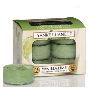 Boites De 12 Lumignons Vanilla Lime Yankee Candle