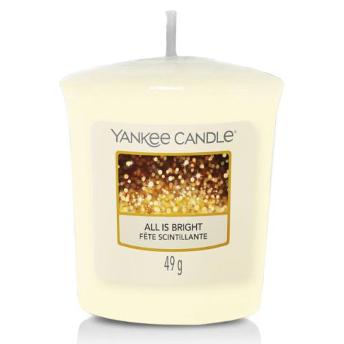 Bougie Votive All Is Bright / Fête Scintillante Yankee Candle